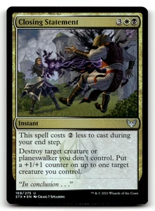 Closing Statement 169 Foil U Strixhaven: School of Mages NM - Picture 1 of 2