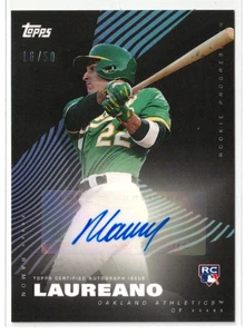 2019 Topps On Demand BLUE RC AUTO Ramon Laureano #7B-A! Rookie Autograph! /50 - Picture 1 of 2