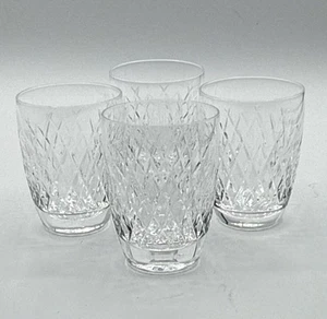 Waterford Crystal Boyne Cut 5oz Flat Tumbler Glass 4Pc Set - Picture 1 of 10