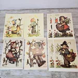 Lote De Colección De 8 Tarjetas Postales Pinturas Infantiles Hummel Impresas En Alemania B01 - Imagen 1 de 17