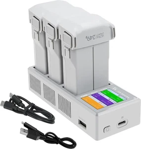 Multifunktions LCD Ladegerät mit Speicherladung, Entladung für DJI Mini 4 Pro, Mini  - Bild 1 von 6