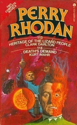 Perry Rhodan #113/114: Heritage of the Lizard People & Death's Domain - PBK 1977 - Image 1 of 4