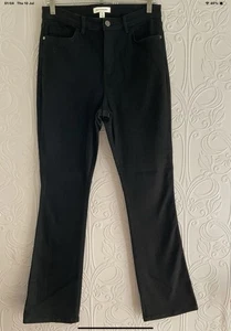 Ladies Long Size 12 Bootcut Autograph Jeans In Black - Foto 1 di 6