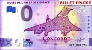UEGU / MUSEE DE L'AIR ET DE L'ESPACE / BILLET 0 € / NULL EURO-SCHEIN / 2024-4 - Picture 1 of 1