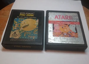 PAC-MAN & MS. PAC-MAN Atari 2600 LOT ‘81/‘82 untested - Picture 1 of 6