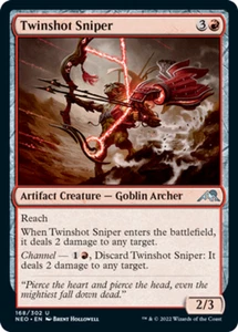 Twinshot Sniper - Kamigawa: Neon Dynasty #168/302 MTG Magic The Gathering - Picture 1 of 1