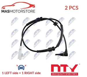 ABS WHEEL SPEED SENSOR PAIR FRONT NTY HCA-CT-018 2PCS V FOR PEUGEOT 807 - Picture 1 of 7