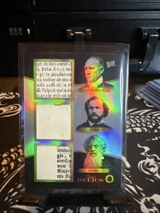 Houston Colt Morse authentische Reliktstücke der Vergangenheit dreifach kurze gedruckte Karte - Bild 1 von 2