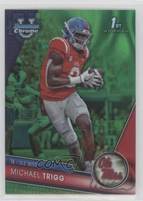 2023 Bowman U Chrome Green Lava Refractor /99 Michael Trigg #128 - Image 1 of 2