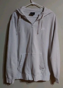 Nike Sportswear Club Para hombres Blanco Polar Cremallera Completa Sudadera con Capucha! Talla XL! BV2645-0AE - Imagen 1 de 6
