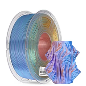 JAYO 1,1 KG SEDA PLA+ Filamento Cuádruple Color Azul Púrpura Naranja Amarillo 1,75 mm - Imagen 1 de 8