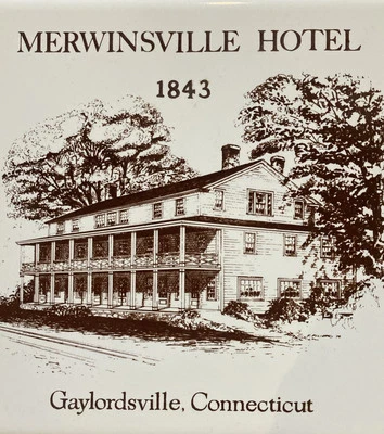 Remache Gaylordsville Connecticut Merwinsville Hotel 1843 Foto 1 de 4