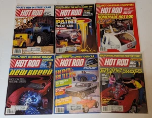 Vintage Hot Rod Magazine 1985 Lot of 6 Magazines - Foto 1 di 7