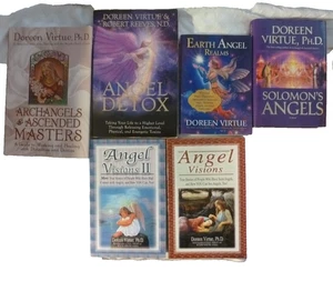 SIX (6) DOREEN VIRTUE books on Angels: Solomon's (signed) 2 HBs & 4 paperbacks - Picture 1 of 8