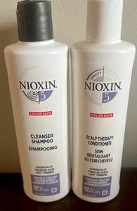 NIOXIN 5 Color Safe Scalp Therapy Shampoo & Conditioner Set 10.1 FL oz Brand New - Picture 1 of 2