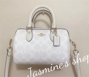 NWT Coach Mini Rowan Crossbody In Signature Canvas Cw329 - Picture 1 of 15