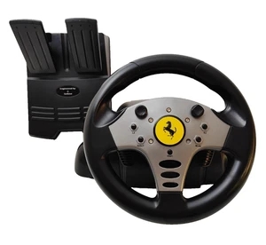 Playstation Lenkrad Ferrari Shock 2 PS1 mit OVP - sehr guter Zustand - Bild 1 von 17