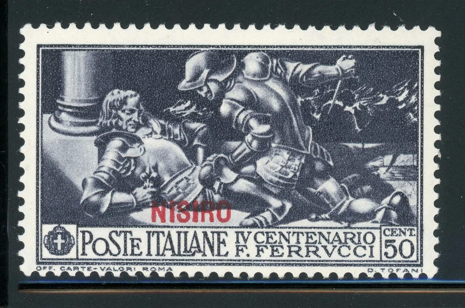 ITALIAN COLONIES - NISIRO - MH Selections: Scott #14 50c FERRUCCI CV$4+ - Image 1 of 1
