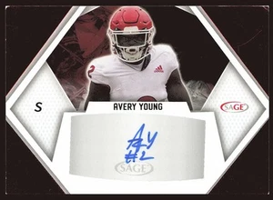 2023 SAGE HIT #A-AY Avery Young Autographs AU - Picture 1 of 2