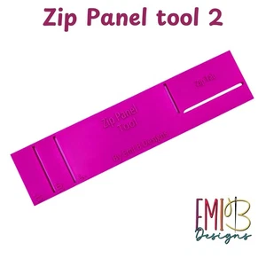 zip Panel Tool size 2 Bag Making tool bag making Ruler Make zip closures - Bild 1 von 3