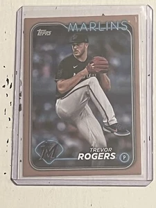 Trevor Rogers 2024 Topps Update Gold /2024 Marlins - Picture 1 of 2