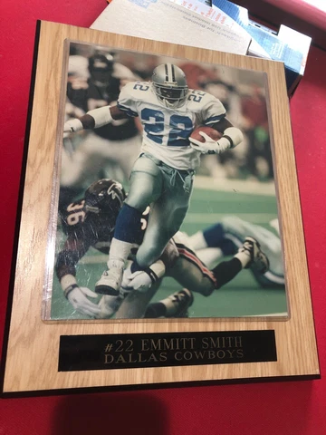 Emmitt Smith plaque 13”x10 1/2” DALLAS COWBOYS Cover