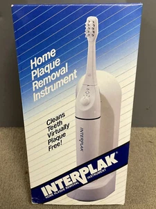 Vintage 1986 Interplak Home Plaque Removal Instrument - New - Picture 1 of 7