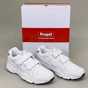PROPET Stability Walker Strap Shoes Men's SZ 10.5 White M2035W-N-10H - Picture 1 of 12