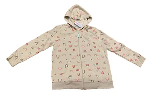 Cat & Jack Sage Zip Up Jacket with Rainbow Designs Kids XXL (16/18) PLUS - Picture 1 of 2