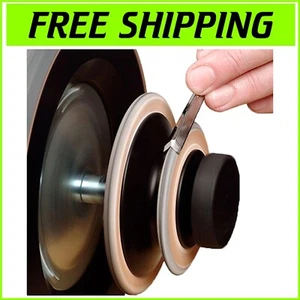Profiled Leather Honing Wheel for Efficient Sharpening of Gouges & Carving Tools - Picture 1 of 4