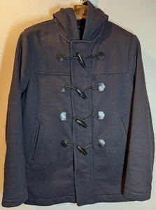 Rag & Bone Men's Toggle Full Zip Black Coat Size 40 Made in USA - Picture 1 of 9