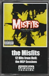MISFITS "12 Hits From Hell" CASSETTE Rare SAMHAIN Danzig PUNK - Picture 1 of 2