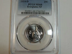 2014 D  PCGS MS68 Everglades Quarter - Picture 1 of 2