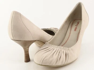 $120 LUXURY REBEL HARRIET Sahara Nubuck Designer Ruched front Pumps 6 EUR 36.5 - Image 1 of 4