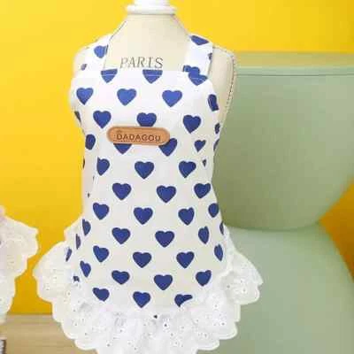 Love Heart Pet Suspender Dress for Small and Medium Dogs - Cute and Comfortable - Image 1 of 4