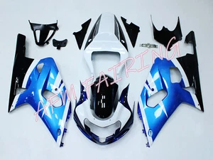 Blue White Black ABS Injection Bodywork Fairing Kit for GSXR600/750 2001-2003 - Picture 1 of 7