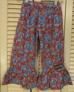 Matilda Jane Nightfall Floral Secret Fields Big Ruffle Pants Size 6 Girls - Picture 1 of 7