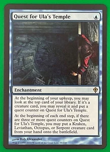 MTG - Quest for Ula’s Temple - Worldwake, NM - Unplayed Cond - Rare - MAGIC CARD - Picture 1 of 2