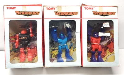 LOTE VINTAGE DE 3 FIGURAS MEXICANAS EN CAJA TOMY STARRIORS REBANADA STEELGRAVE Foto 1 de 4