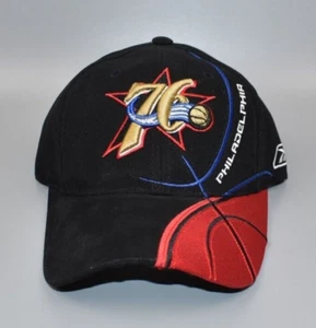 Philadelphia 76ers Reebok Vintage Strapback Cap Hat - Picture 1 of 5