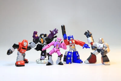 Rare Transformers Robot Heroes Megatron Optimus Cliffjumper Skywarp G1 Mixed Lot - Image 1 of 4