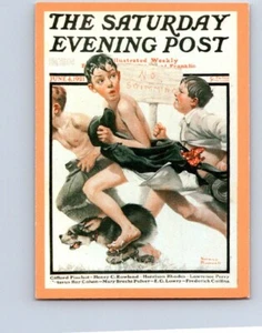 TRADING CARDS 1983 COMIC IMAGES NORMAN ROCKWELL #47 "NO SWIMMING"  NO605 - Picture 1 of 2