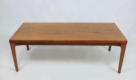Danish Modern Teak Coffee Table by Henning Kjaernulf for Vejle Stole Cover