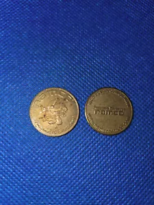 Namco Cyberstation, Pac Man - 2 Game Tokens - Picture 1 of 1