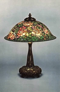 Postcard Lamp Tiffany NY Corning Museum of Glass Collection Art History - Picture 1 of 2