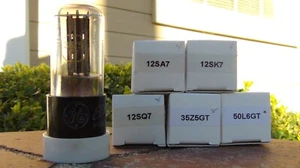 Hallicrafters S38A/B Used TubeSet 12SA7 12SK7 12SQ7 etc-Tested 90%+-Ships FreeUS - Zdjęcie 1 z 1