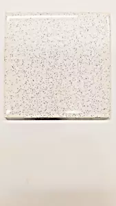 Vintage Japanese Tiles White W/Blue Speckle 4 1/4" x 4 1/4" - Picture 1 of 4