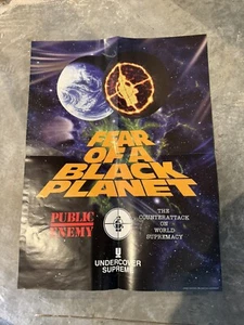 Neu Supreme Jun Takahashi Public Enemy Undercover Angst vor einem schwarzen Planeten Poster - Bild 1 von 2