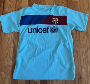 Maglia maglia piccola FC Barcelona giovanile #8 A. Iniesta Unicef - Foto 1 di 8