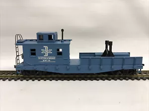 HO Scale Athearn 1275 Work Caboose Crane Tender, Boston & Maine, MW24 - Bild 1 von 6